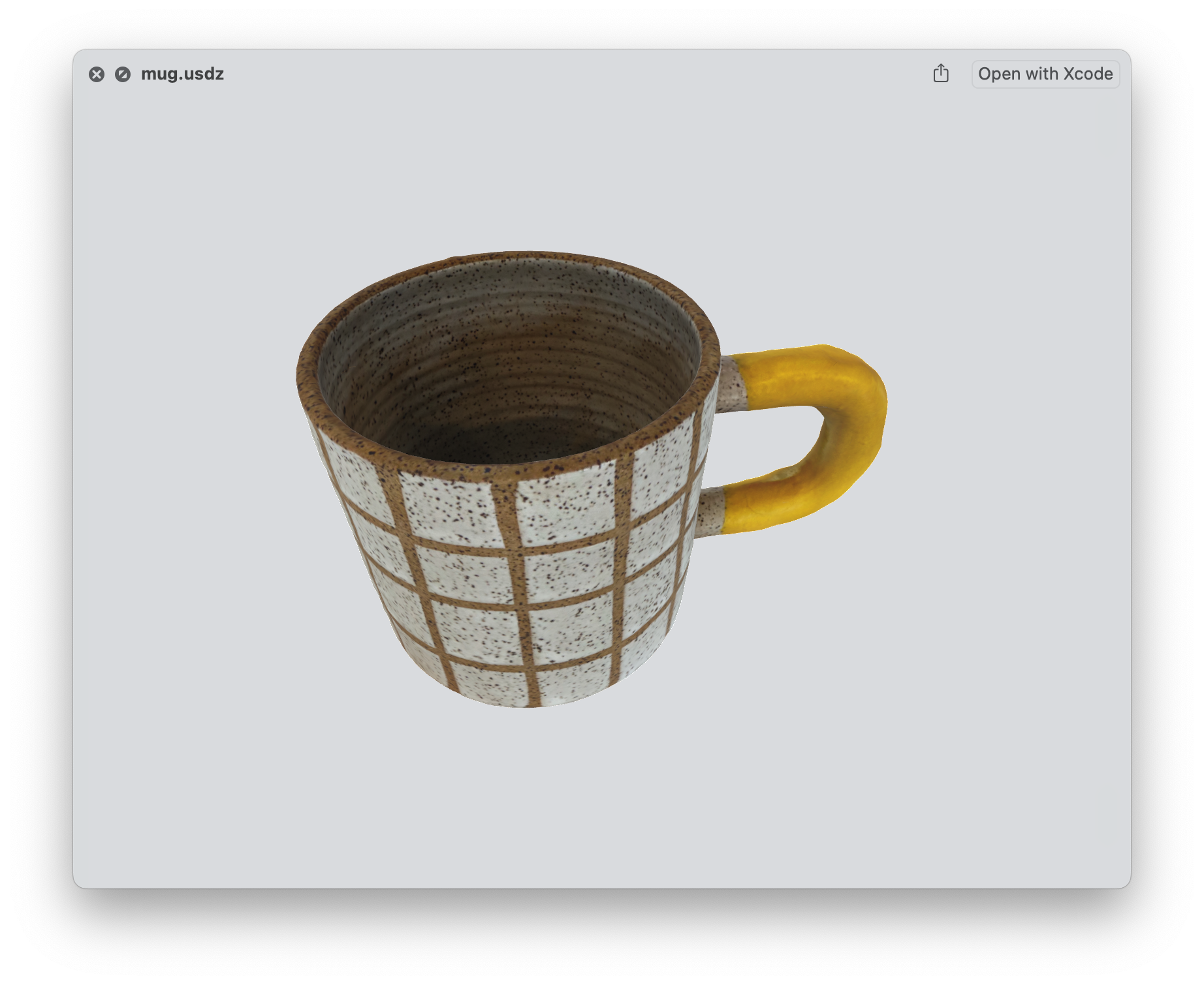 a 3d asset of a mug